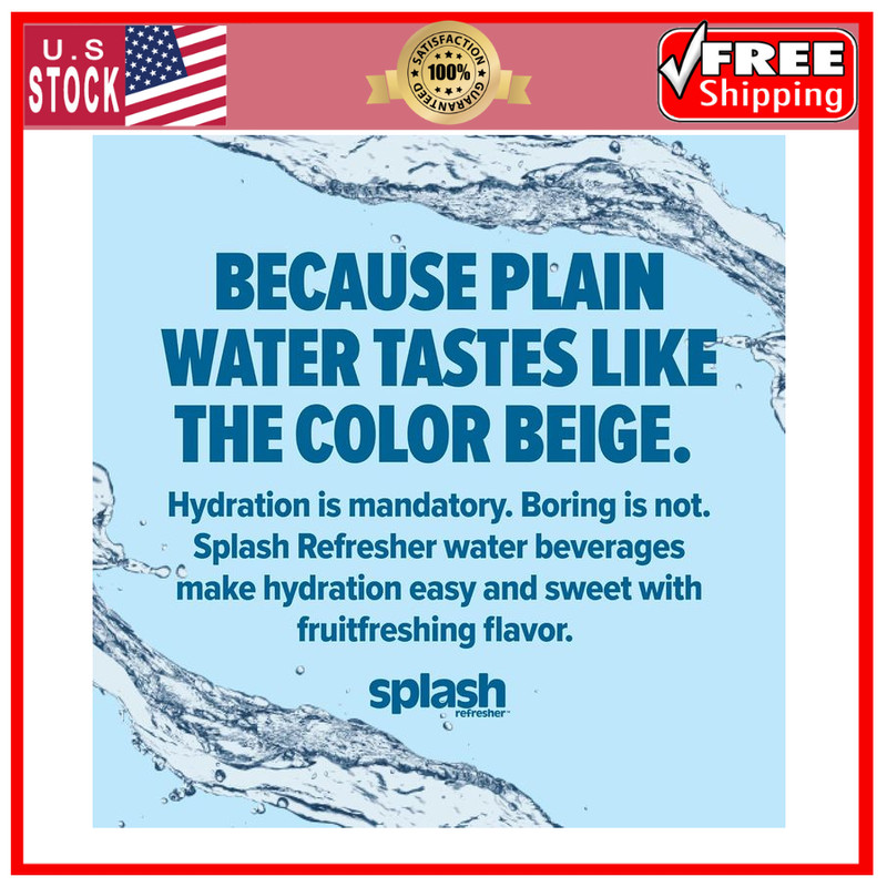 Splash Refresher Acai Grape Flavored Water, 16.9 Fl Oz, Plastic Bottle Pack of 6 gallery