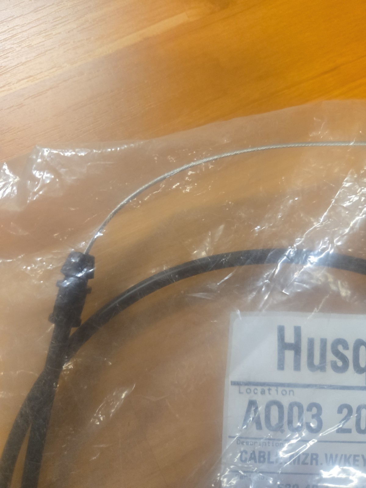 Husqvarna Cable MZR With Key Start Switch 532401994 gallery