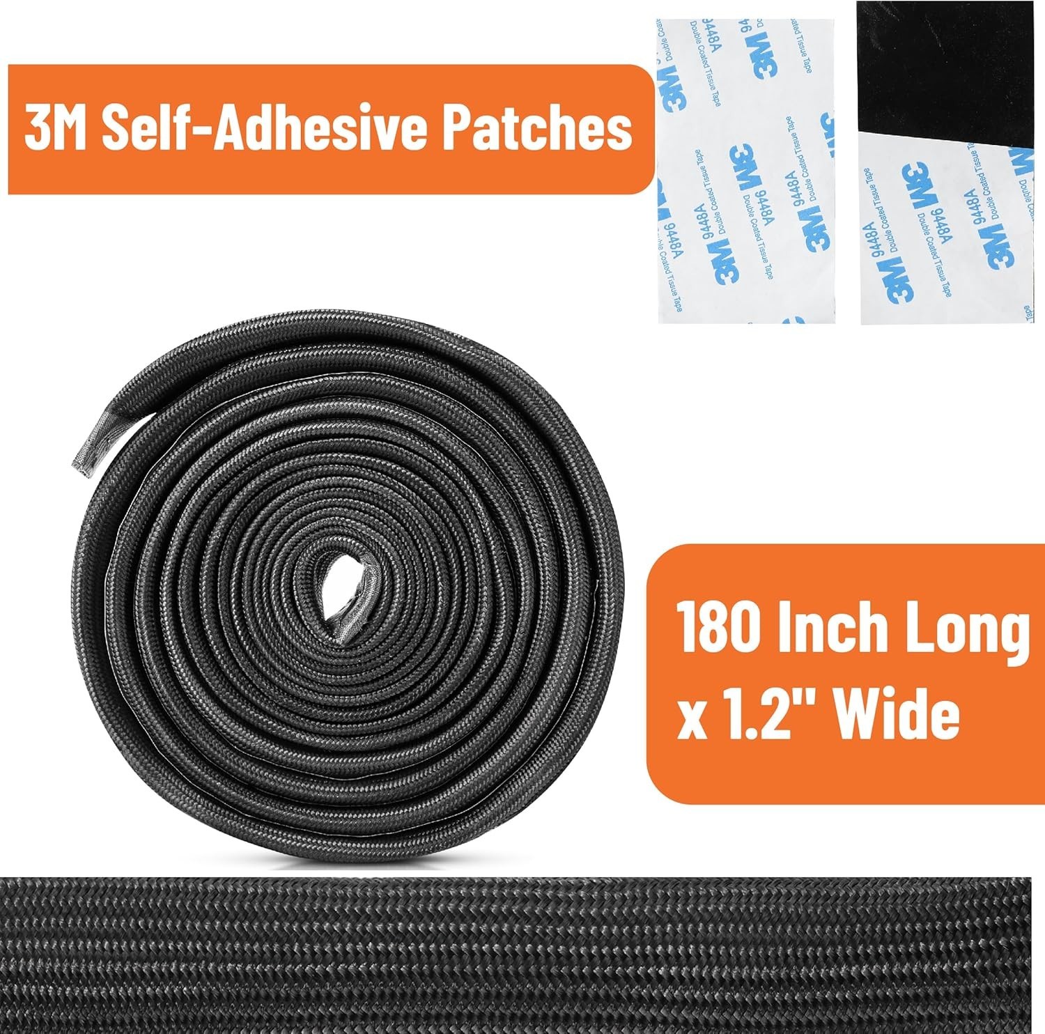 - Wire Mesh Gasket Kit, 180 Inch Long X 1.2" Wide, Fiberglass Smoker Gasket Seal gallery