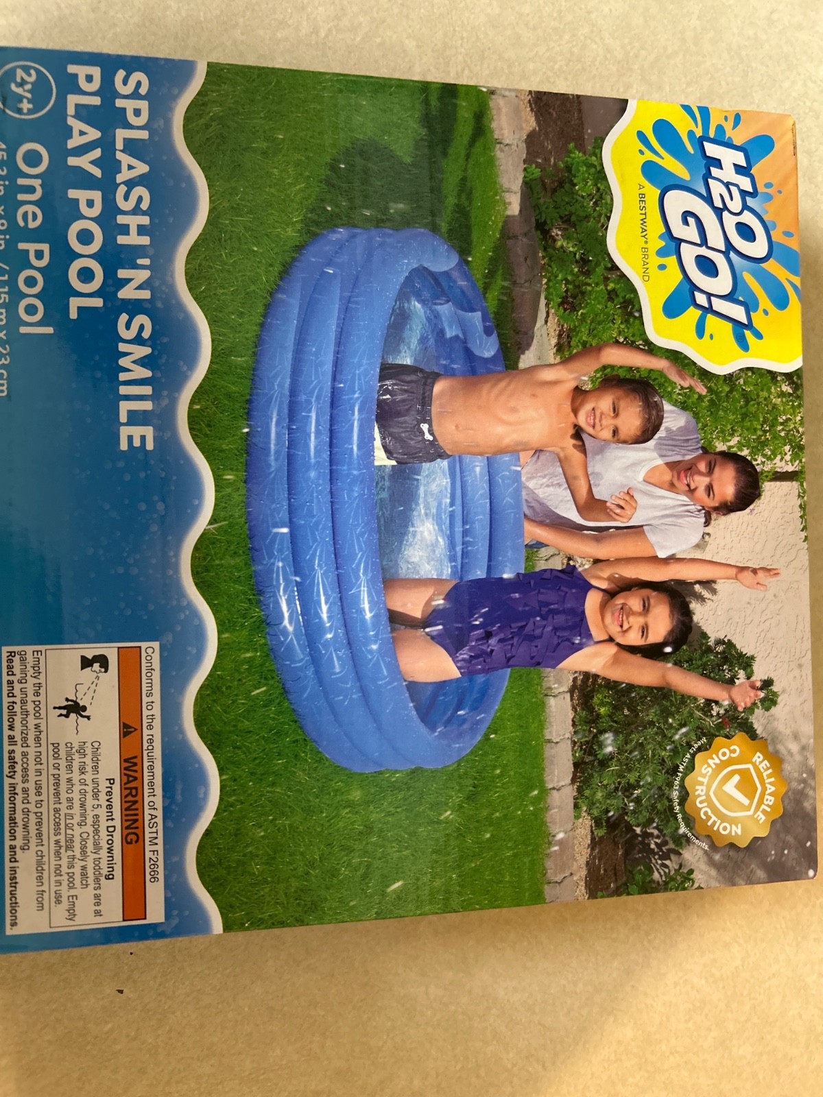 splash smile play pool for children 2 years and maximum for 3 gallery