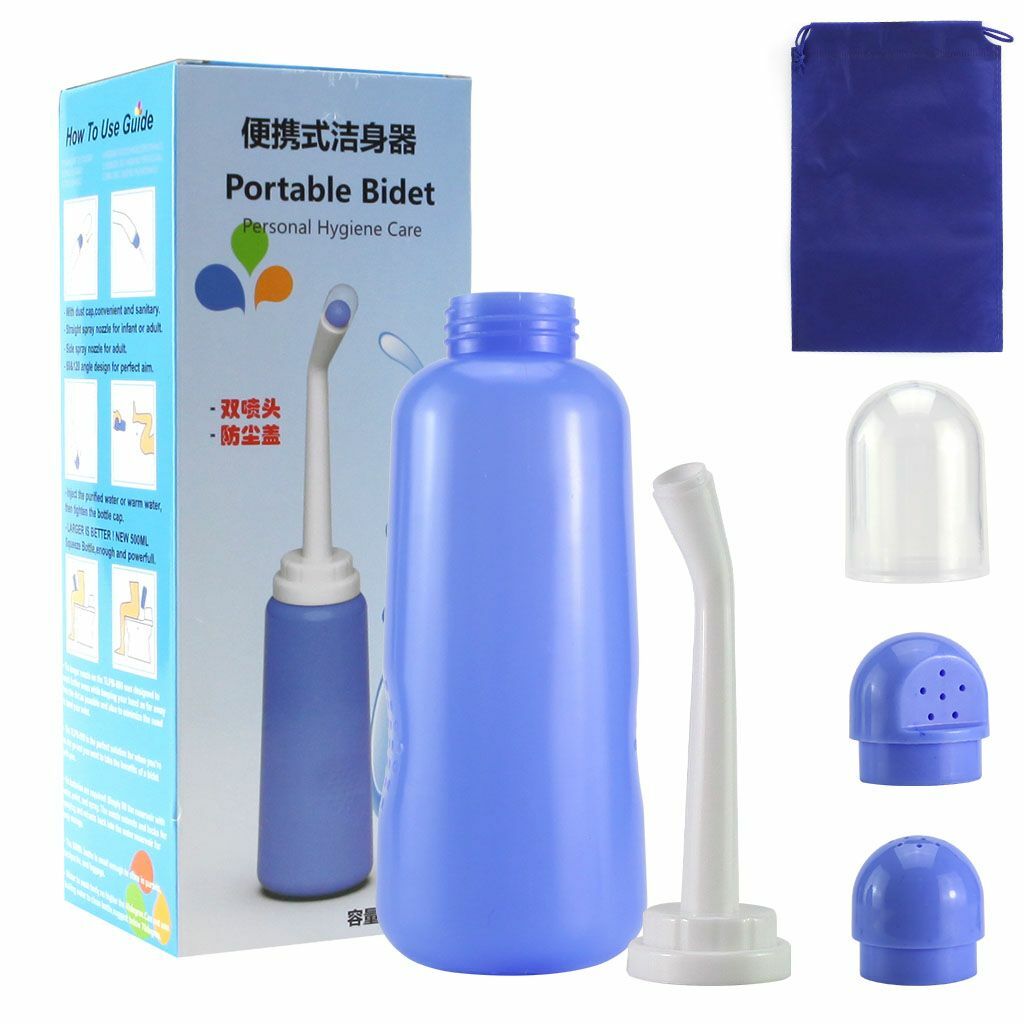500ML Portable Bidet Handheld Travel Personal Toilet Spray Water Washer Bottle gallery