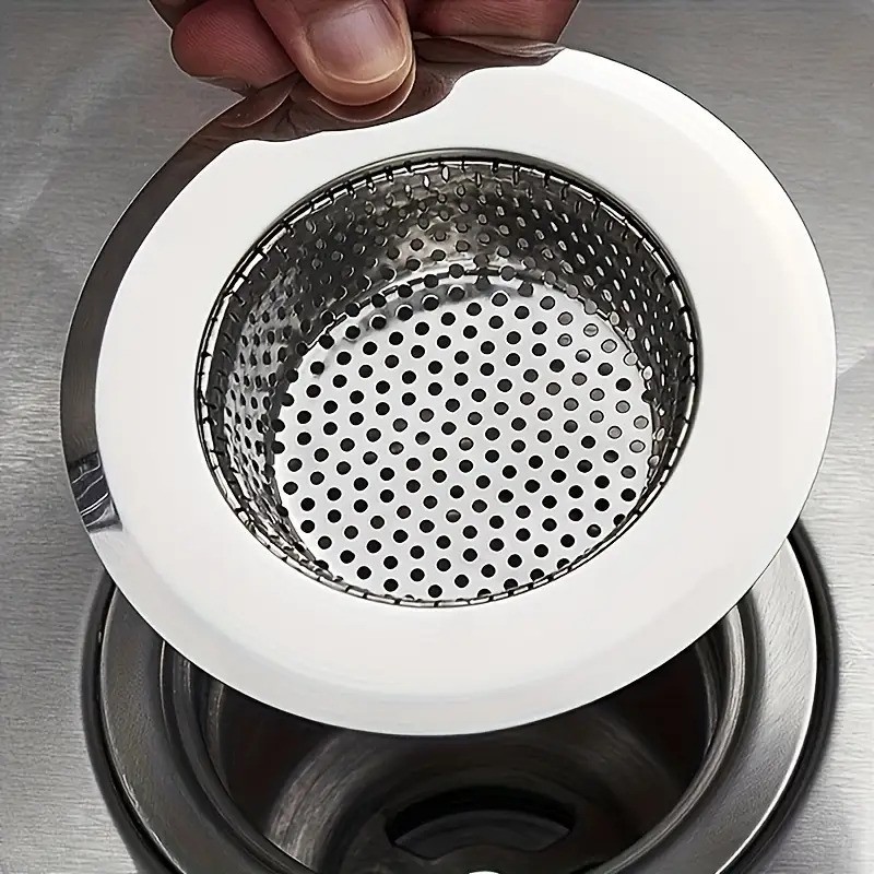 Stainless Steel Kitchen Sink Strainer, Drain Filter Basket for Food Debris