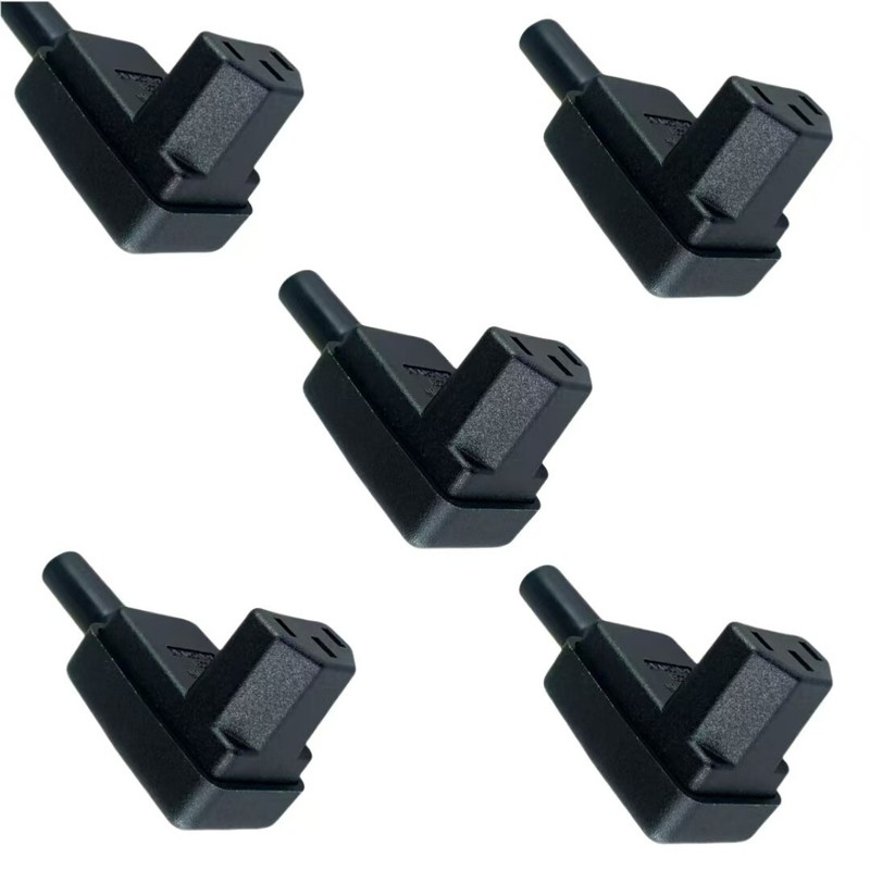 IEC C13 Ac Power Plug Lower Bend UL Certification, 10A/15A 250Vac Power Plug gallery