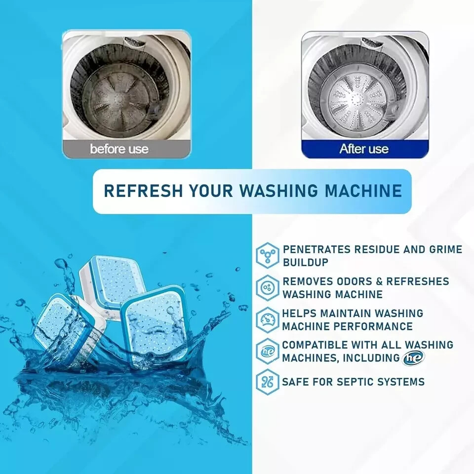 Splash Spotless Washing Machine Cleaner Deep Cleaning for HE Top Load Washers an gallery