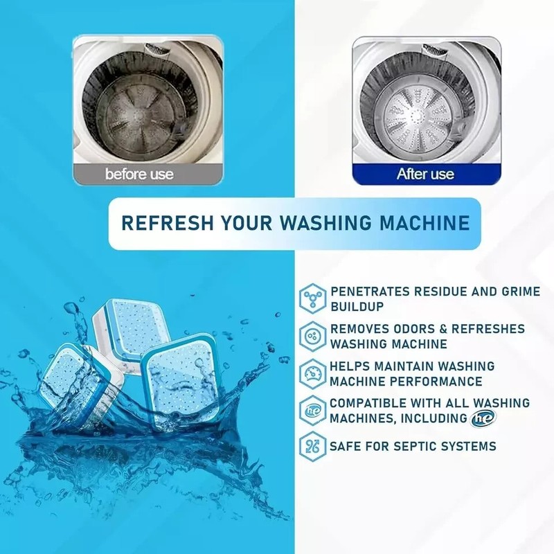 Splash Spotless Washing Machine Cleaner Deep Cleaning for HE Top Load Washers an gallery