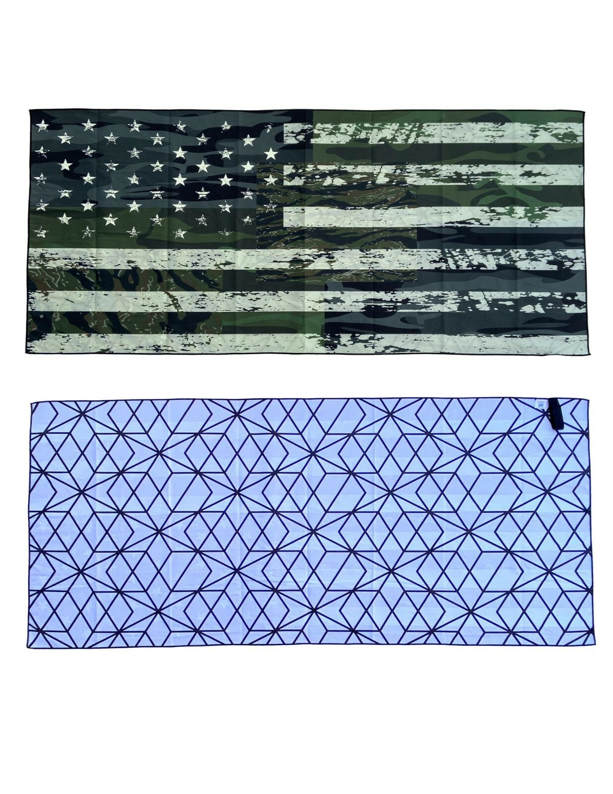 Oversized 72*35 Camo Patchwork Tiger Stripe US Flag Microfiber Beach Towel gallery