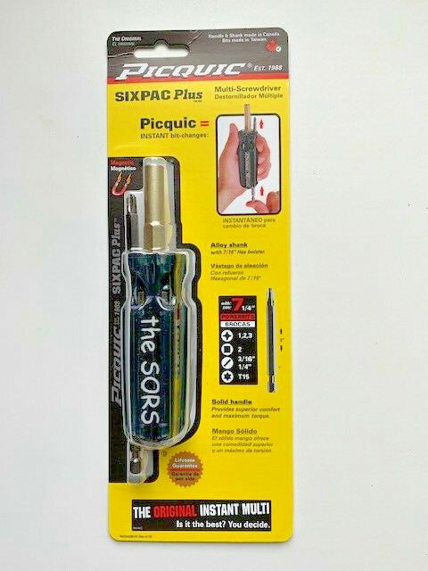 PICQUIC SIXPAC Plus - One Multi Bit Screwdriver TS - 4 colors to choose from gallery