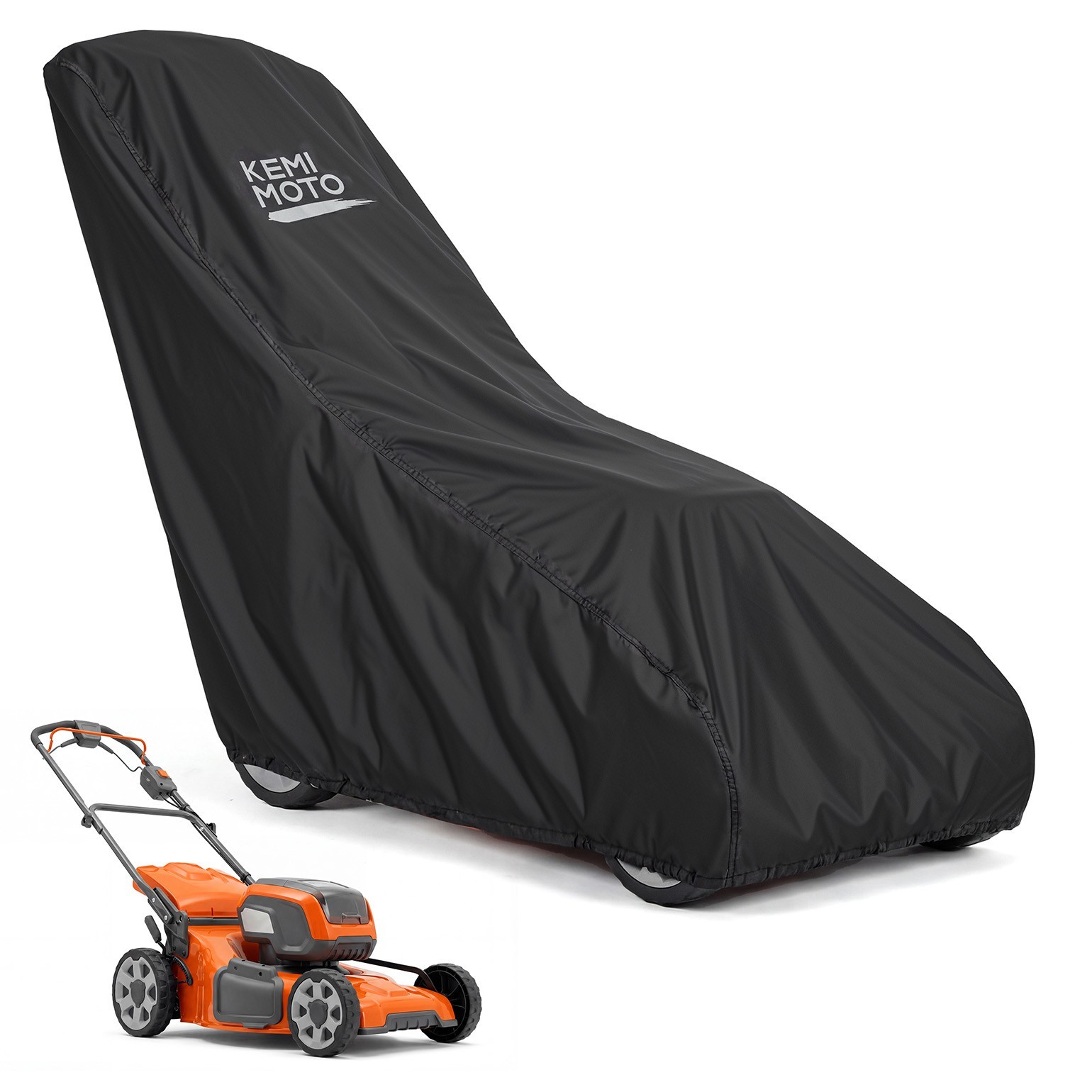Universal Waterproof Push Lawn Mower Cover w/ Storage Bag UV Protector Outdoor gallery