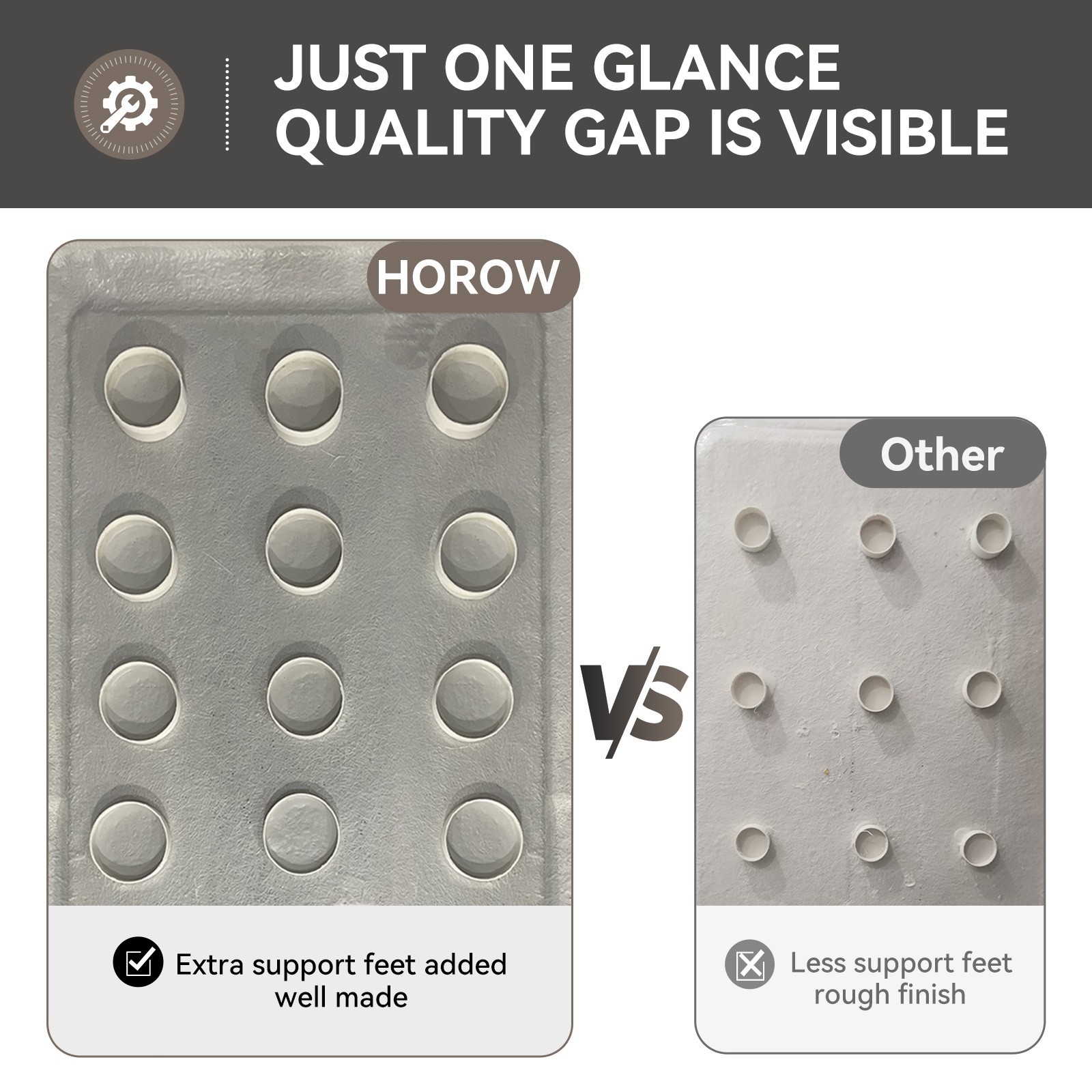 HOROW Shower Base 60'' x 30'' Rectangle Single Threshold Shower Pan for Bathroom gallery