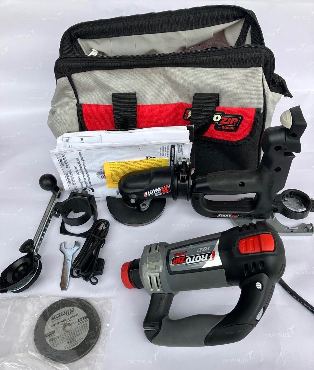 BOSCH ROTOZIP RZ20 Saw With Accessories and Storage Bag Working, great condition gallery
