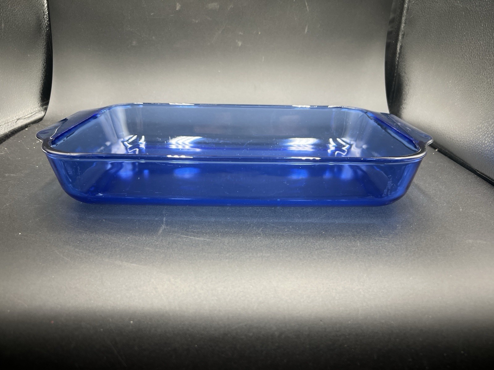 Pyrex Cobalt Blue Glass Baking Dish Pan 3Qt #233-R 9x13x2 Vintage USA gallery