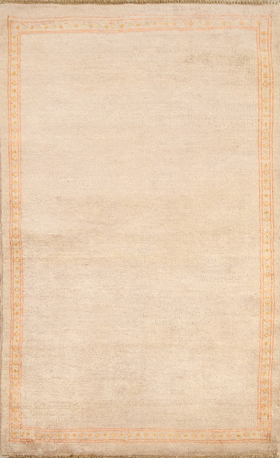 Contemporary Foyer Rug 3x4 Ft Hand-Knotted Bordered Modern Oriental Wool Carpet gallery