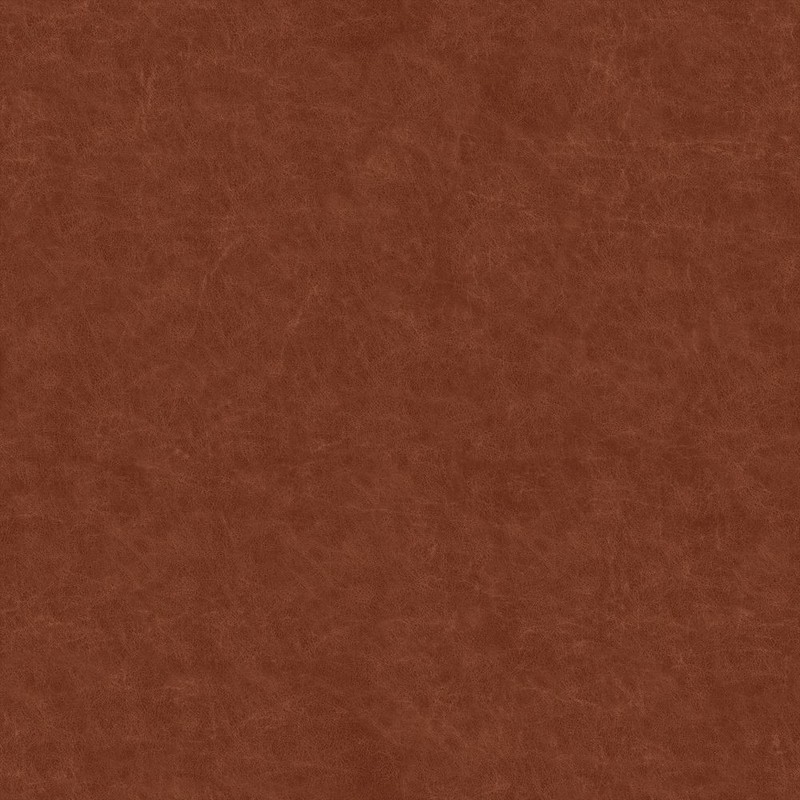 Bodrum Round Upholstered Ottoman Caramel Faux Leather - Project 62 gallery