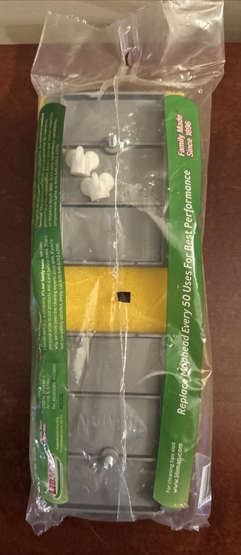 Libman Gator Mop Refill 02021 Yellow Tear Resistant Sponge Replacement New gallery