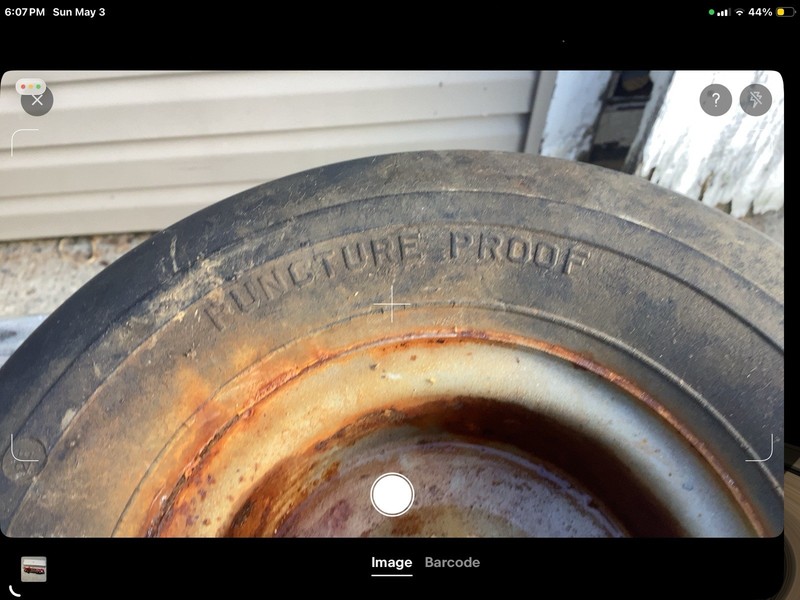 Front Solid Puncture Proof Airless Very Heavy Solid Rubber 11-4.00 gallery
