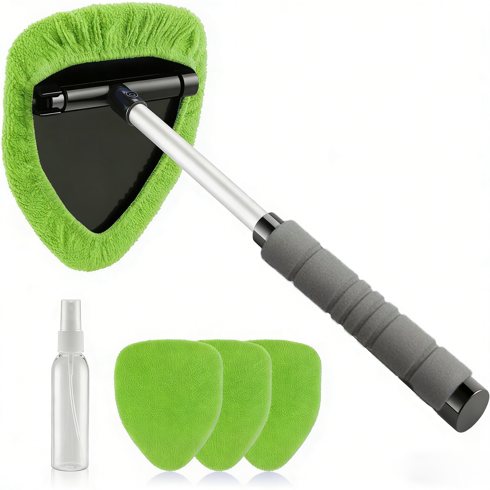 Windshield Cleaning Tool Kit Car Window Glass Wiper Cleaner Brush Pad Extendable gallery