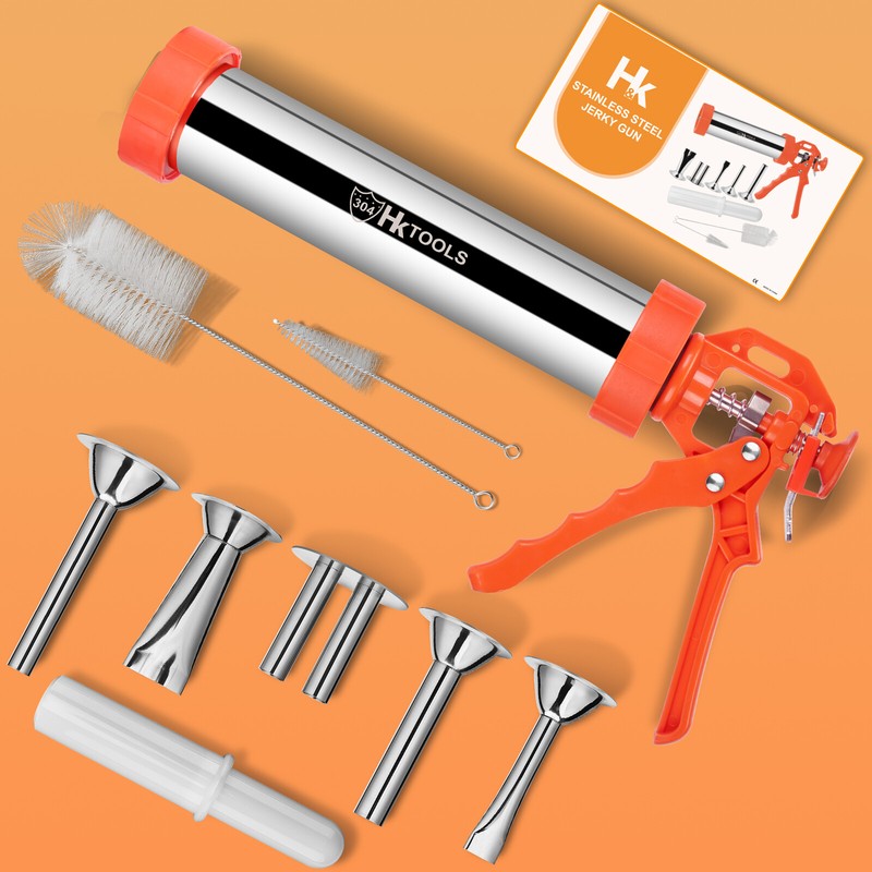 Extra Large Jerky Gun Kits 2.5 Pound Stainless Steel Sausage Making Gun gallery