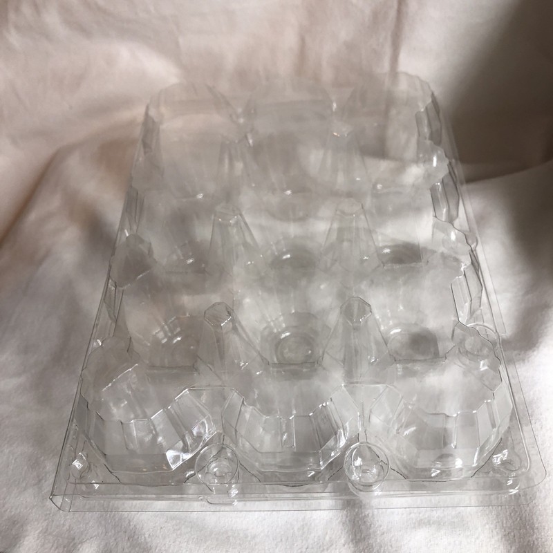 55 plastic Eggs Cartons for 1 Dozen Chicken Eggs, Clear Reusable Containers gallery