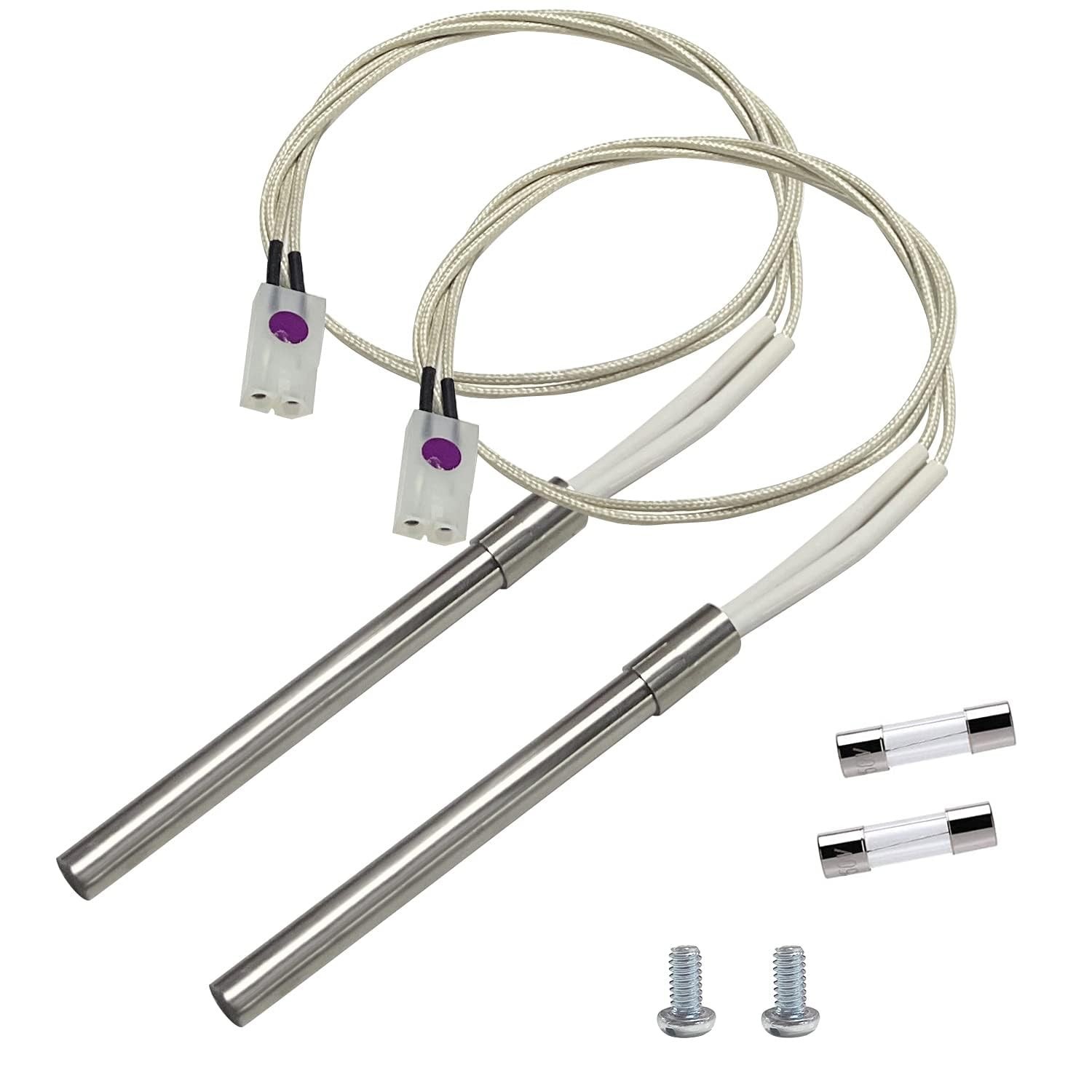 2 Pack Hot Rod Igniter Kit for Pellet Grill - Fits Pit Boss, Traeger, Camp Chef gallery