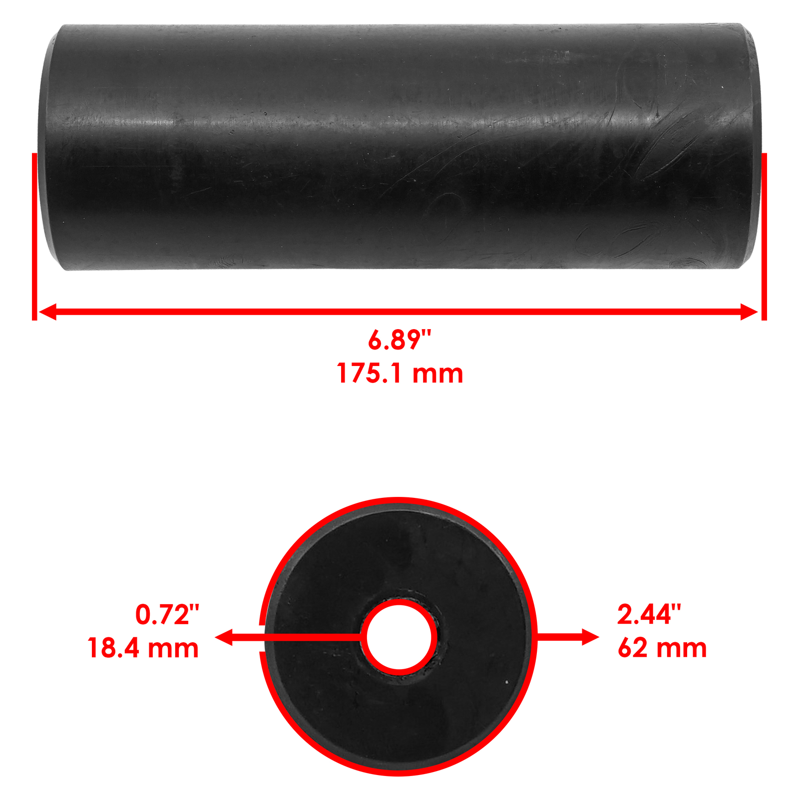 Caltric Deck Wheel Roller & Pin For John Deere 120 140 318 322 330 332 425 gallery
