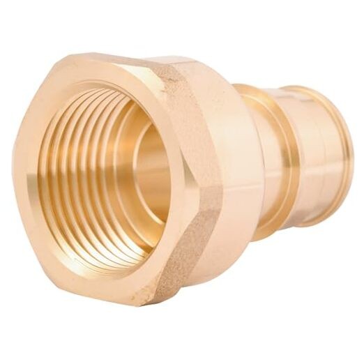 3/4 Inch Expansion FNPT Adapter Fitting for PEX-A Pipe Plumbing 3/4 in. Brass gallery