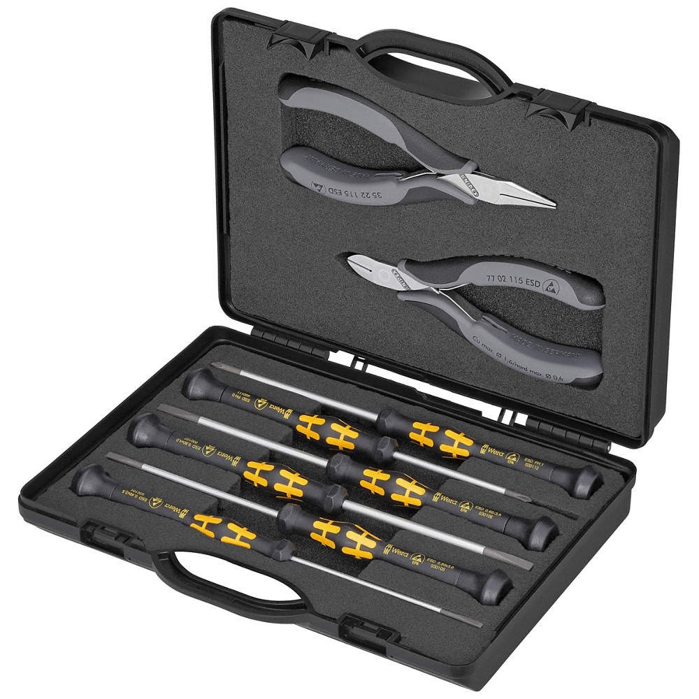 KNIPEX 00 20 18 ESD Precision Pliers Set,8 Pcs 38UT29 gallery