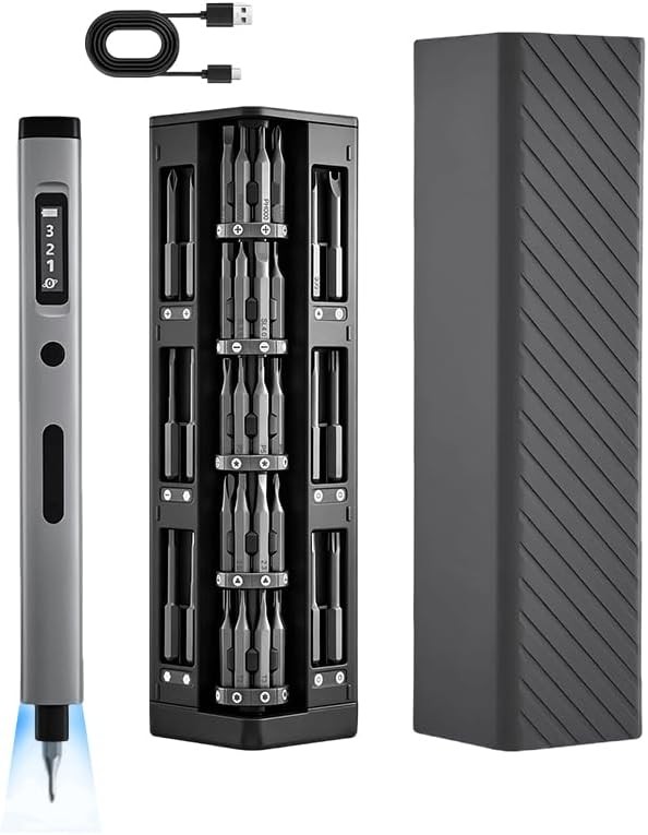 57-in-1 Precision Electric Screwdriver Set Cordless Tool for Phone Laptop Repair gallery