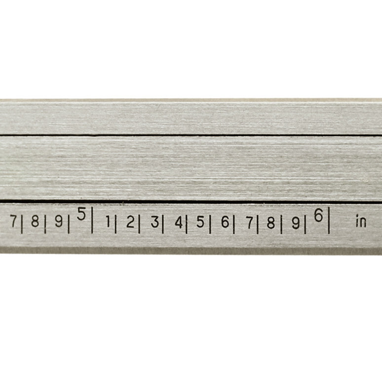 E-Z 6" DUAL READING Reader Dial Caliper Graduation 001" Metric Ruler gallery