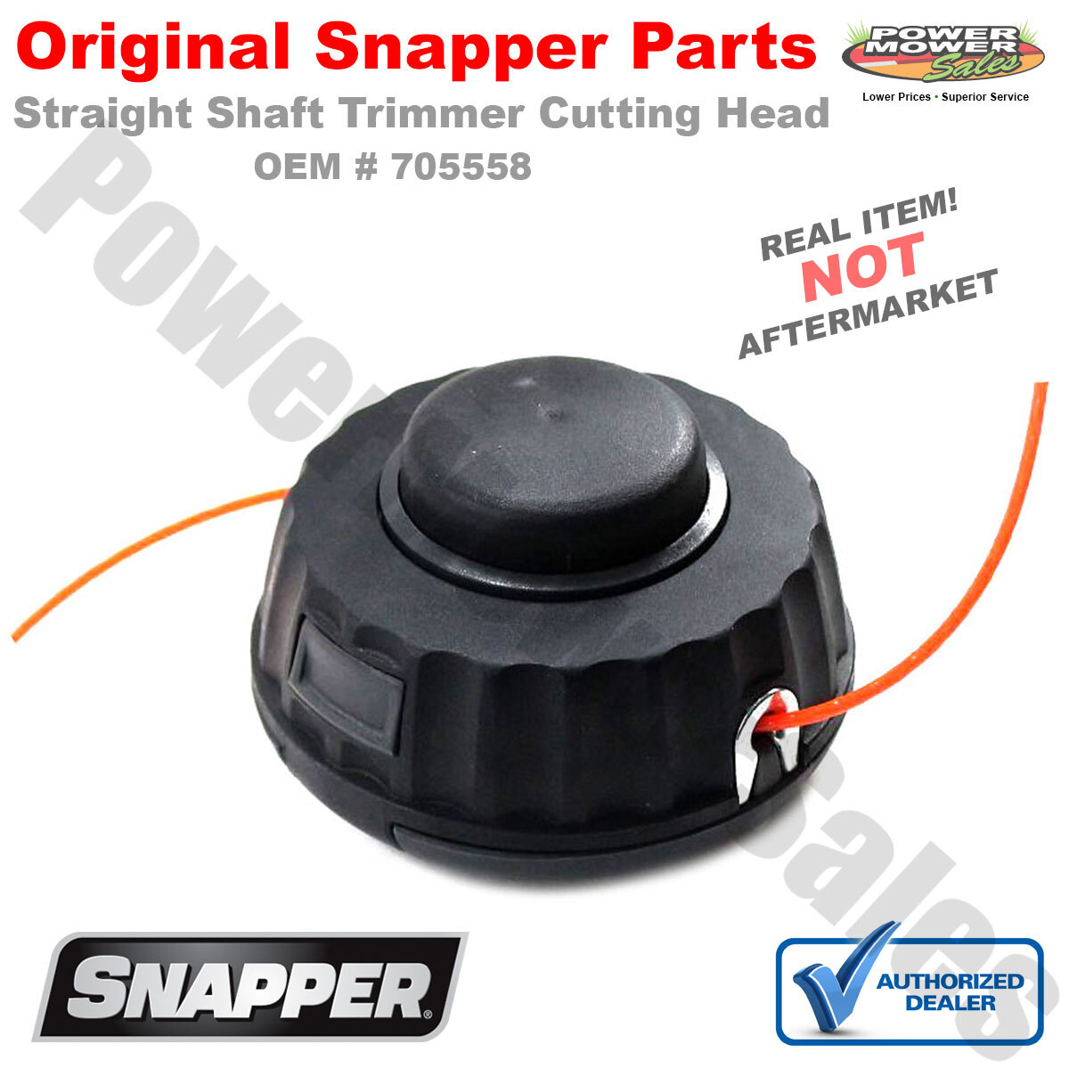 705558 Genuine Snapper Briggs & Stratton Simplicity Trimmer Cutting Head / S28BC gallery