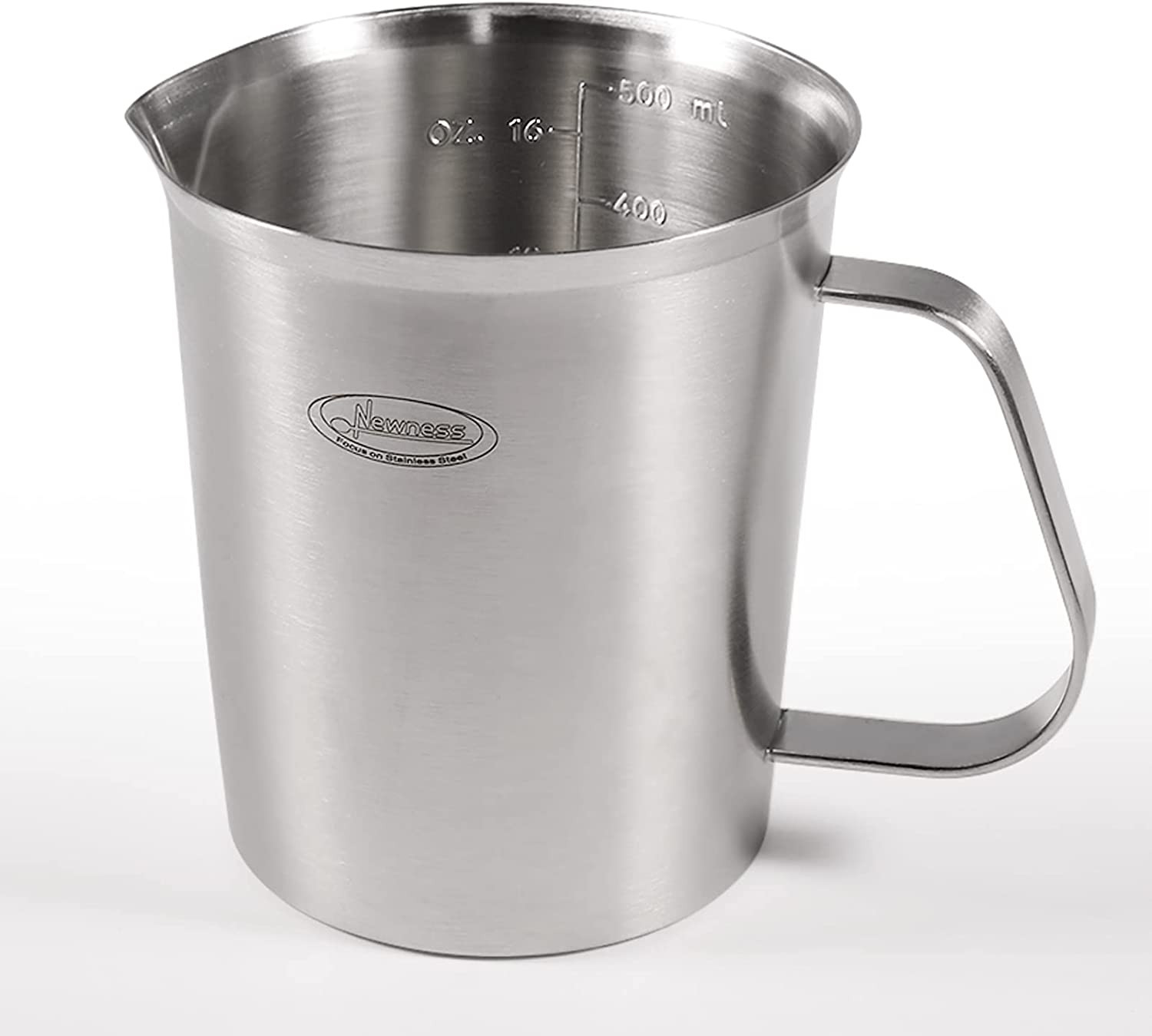 Newness Stainless Steel Measuring Cup, Metal Measuring Cup with Handle (Upgraded gallery
