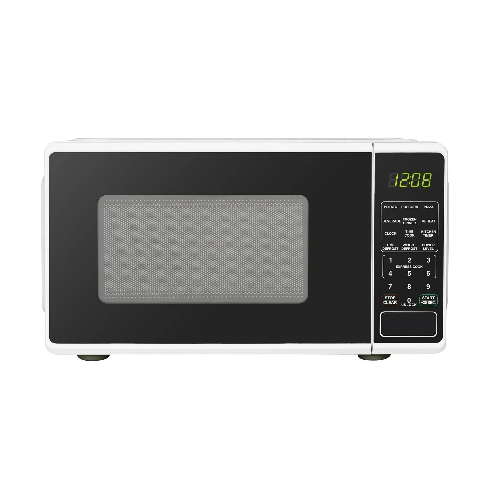 Mainstays 0.7 Cu ft Countertop Microwave Oven, 700 Watts, White gallery