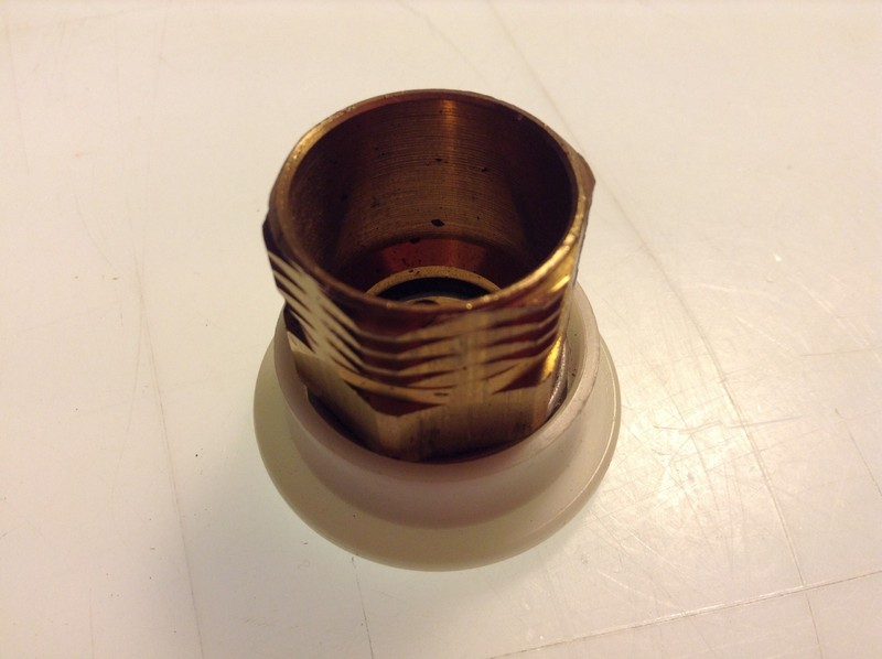 Gas Fitting Copper with Plastic White Base Fitting gallery