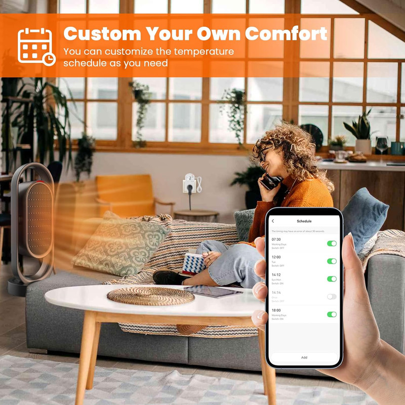 New Generation! Smart Wifi Temperature Control Outlet Compatible with A gallery