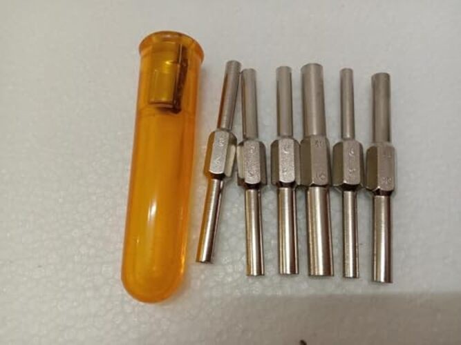 Clock Winding & Let Down Release Tool (Sizes 2.5-5.75mm) - Mainspring Let Down gallery