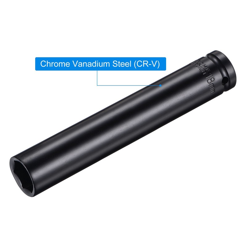18mm Deep Impact Socket 6" Length 1/2" Drive by For Disassembly Nuts CR-V gallery