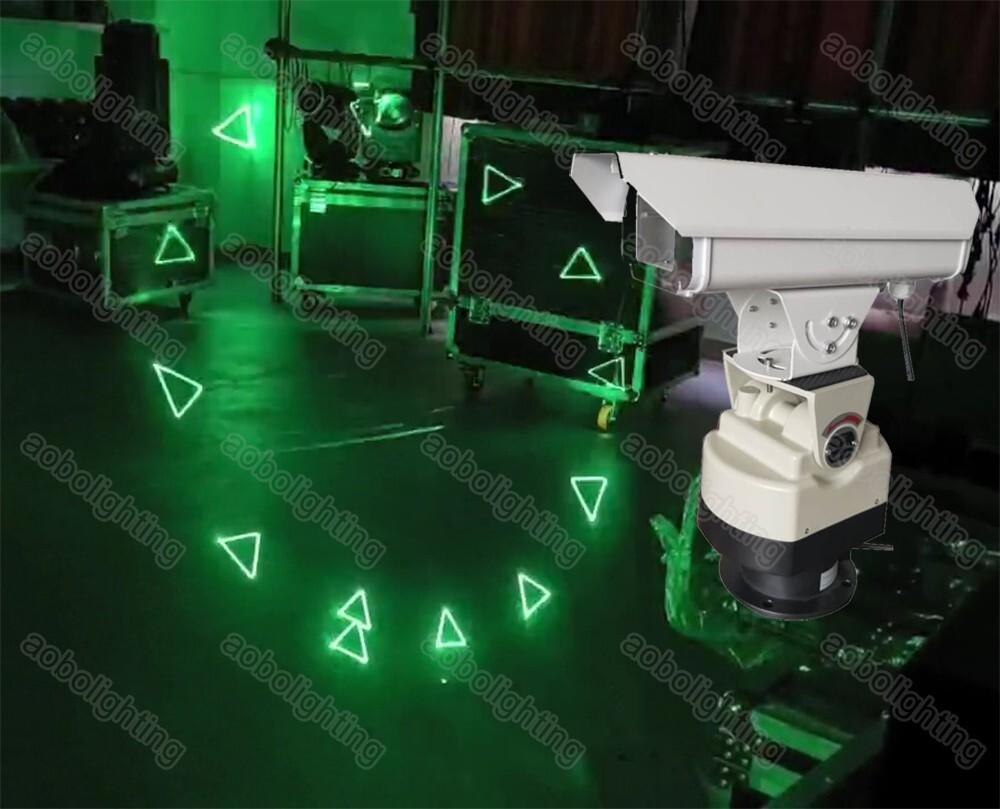 2W Outdoor Green Multi Pattern Laser Lights Power Outdoor Animal bird Repeller gallery