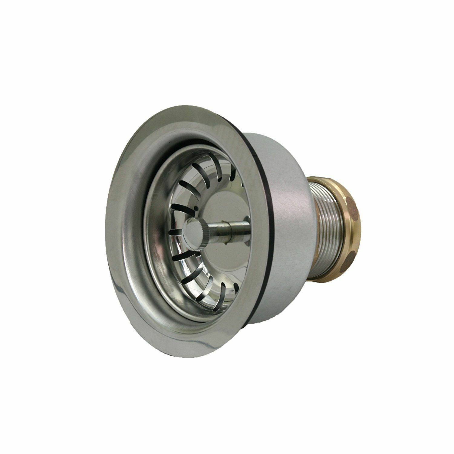 Kitchen Sink Stainless Steel Drain Assembly Strainer Basket Snaplock Stopper gallery