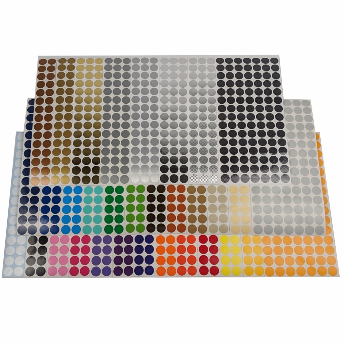 Color Coding Dot Labels 1/2 inch Round Stickers 105 pack Indoor/Outdoor Vinyl gallery