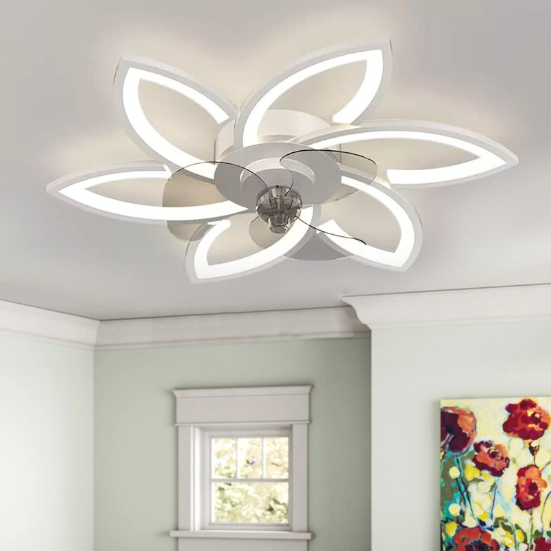 Ceiling Fan with Lamp,Modern LED Ceiling Light with Remote Control,DimmableLight gallery