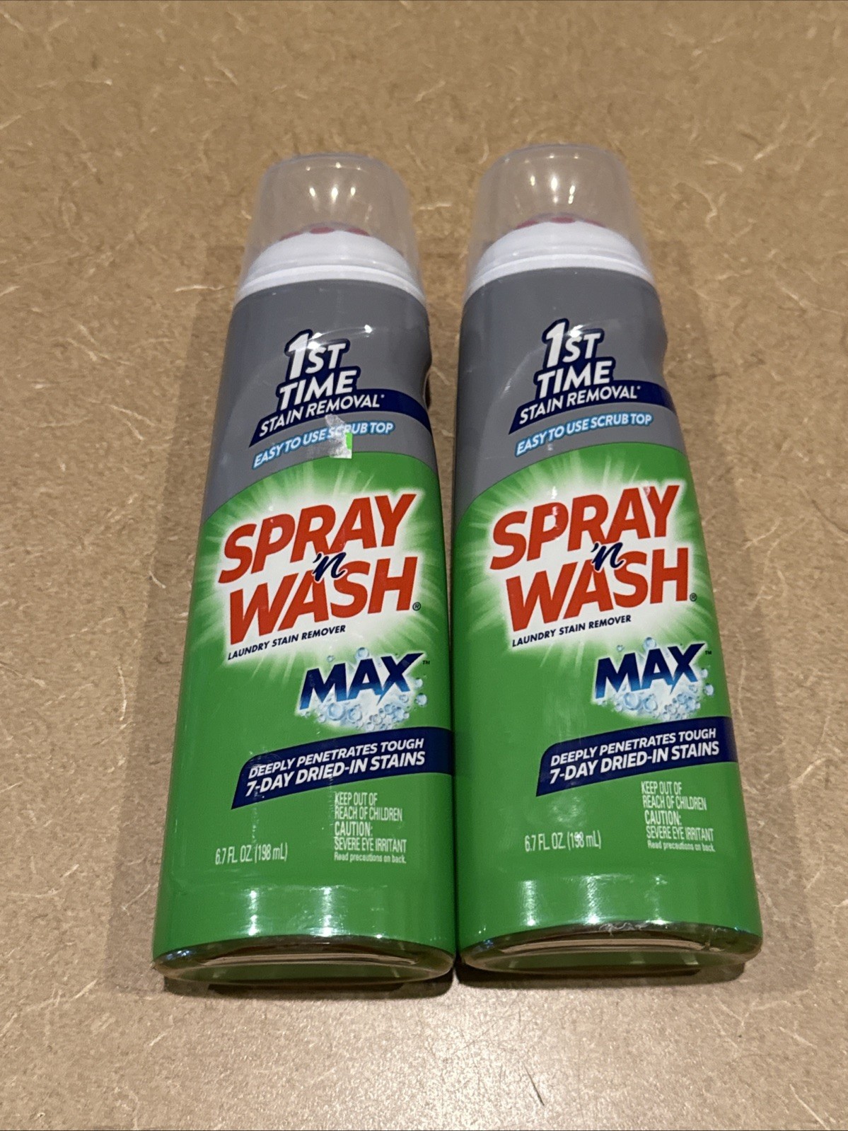 (2) Spray n Wash Max Laundry Stain Remover Gel Stick, Easy To Use, Scrub Top New gallery