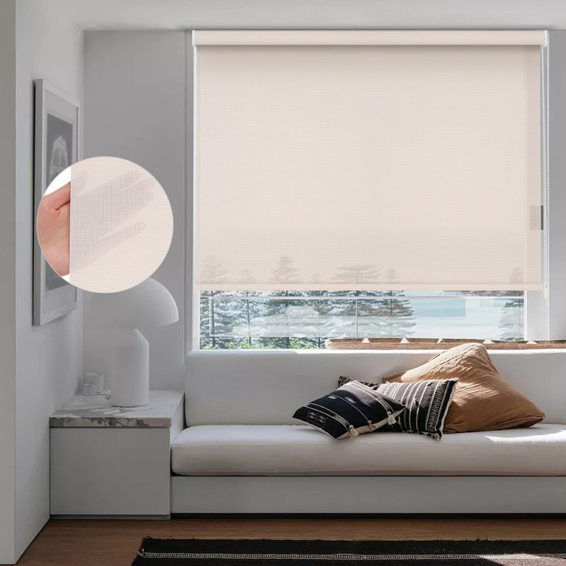 Changshase Corded Custom Light Filtering Window Blinds Roller Shades gallery