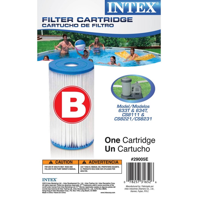 Intex 29005E Swimming Pool Type B Replacement Filter Pump Cartridge (6 Pack) gallery