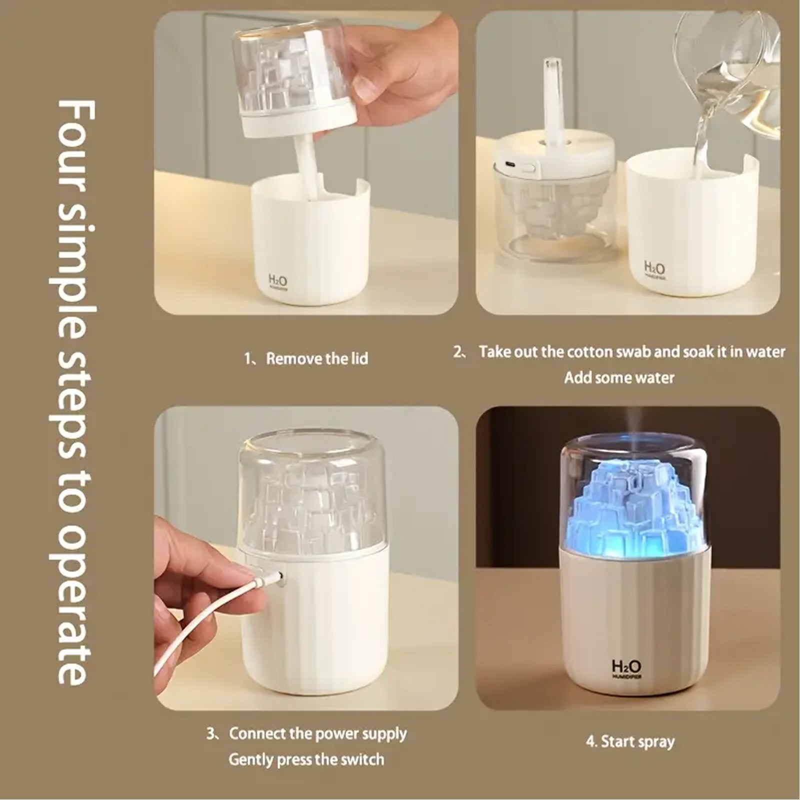 Aroma Essential Oil Diffuser Ultrasonic Air LED Aromatherapy Humidifier Purifier gallery