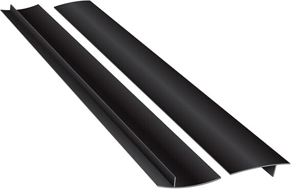 Kitchen Stove Silicone Gap Covers - Heat Resistant, 21 Inches, Black (2 Pack) gallery
