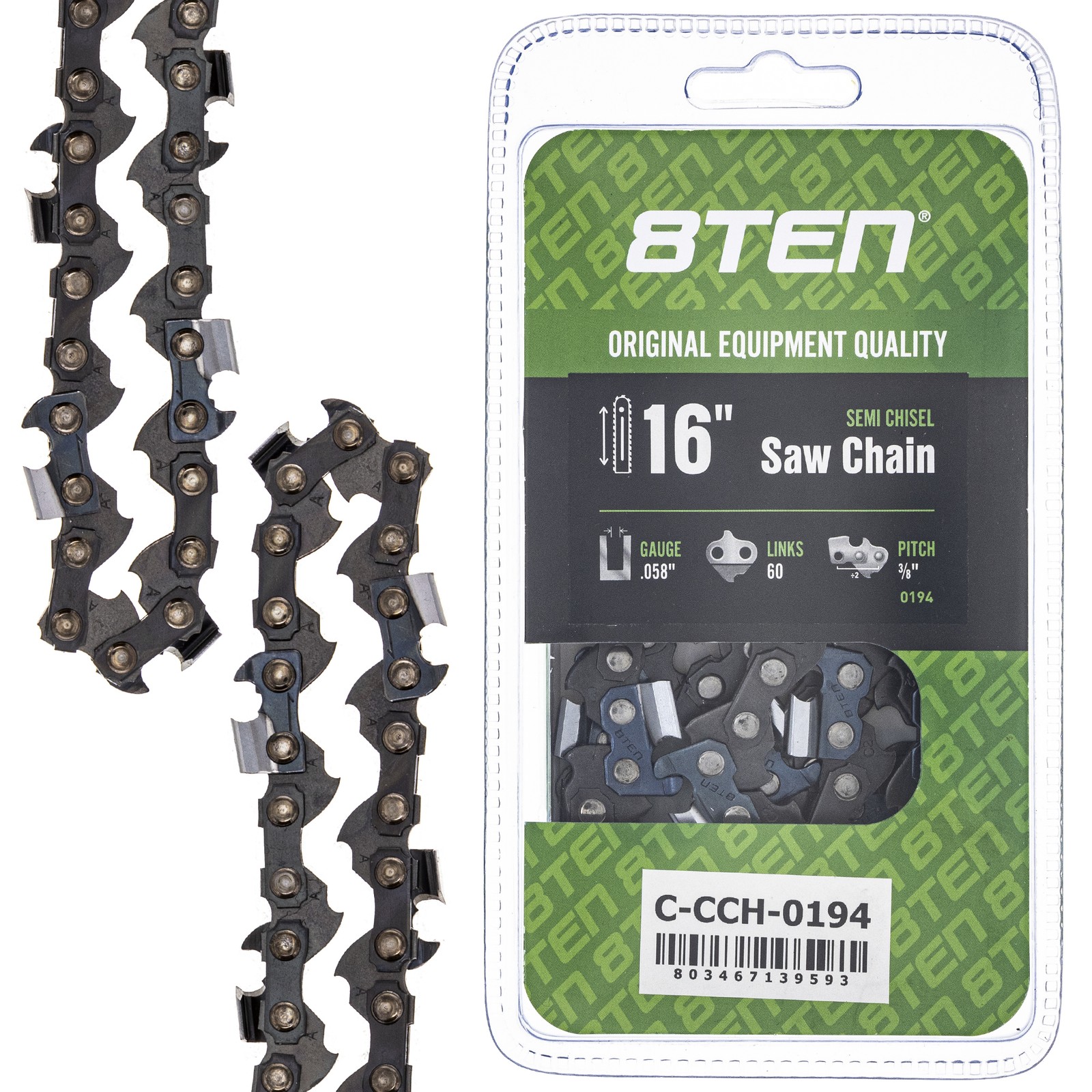 Chainsaw Chain 16 Inch .058 3/8 60DL for Pioneer P20 P41 515 P61 P62 P52 P38 gallery