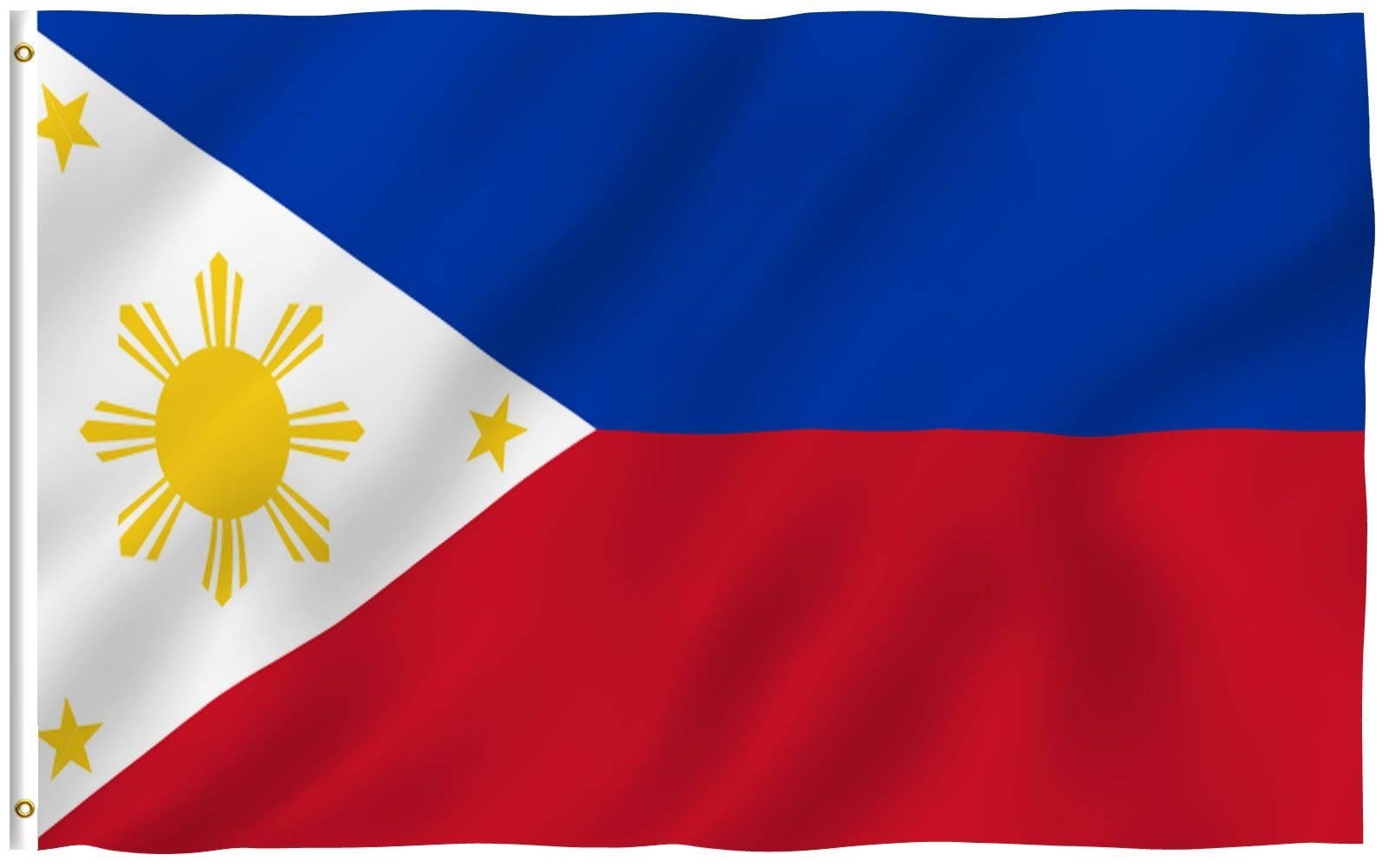Philippines Flag 3x5 ft Vivid Color Canvas Header Grommets gallery