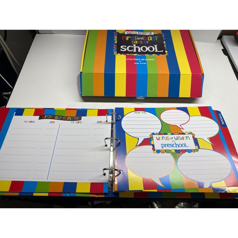Denise Albright Class Keeper First and Last Days of School Memory Book Binder gallery