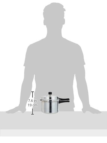 PRESTIGE POPULAR ALUMINIUM PRESSURE COOKER 3 LITERS PPAPC3 - Aluminum gallery