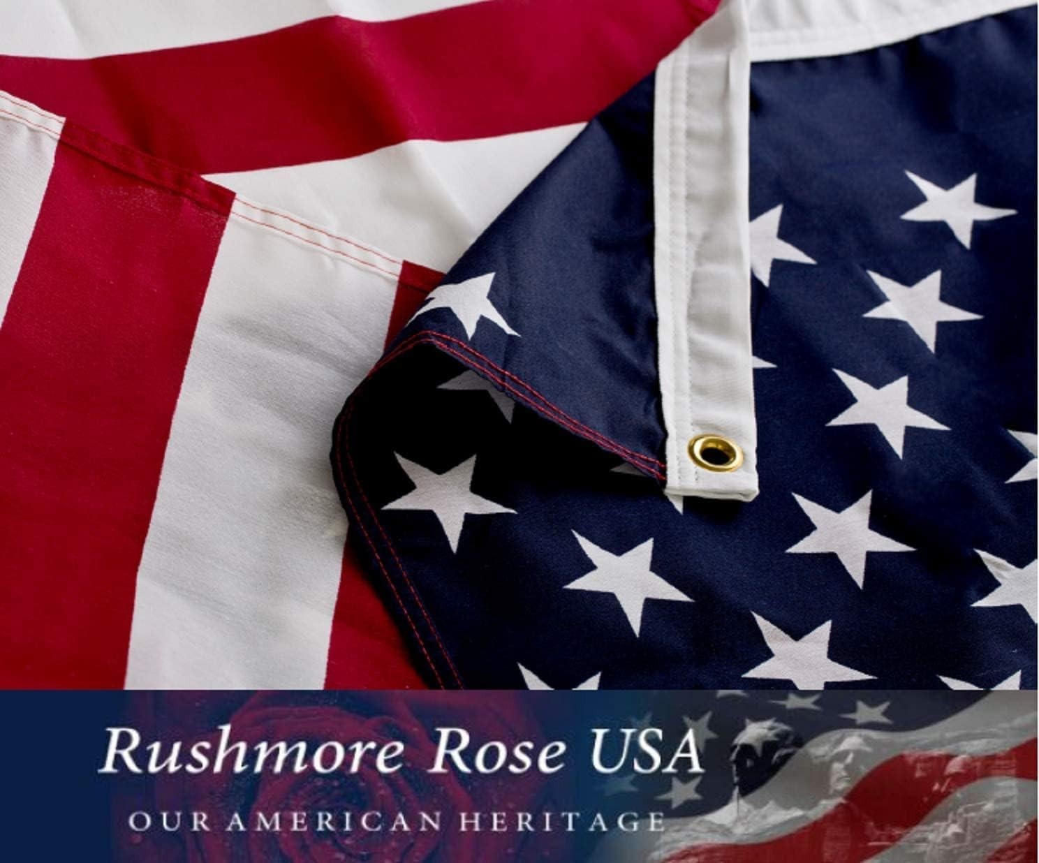 USA American Flag 3 x 5FT 1-Pack Printed Poly/Cotton made in USA certified FMAA gallery