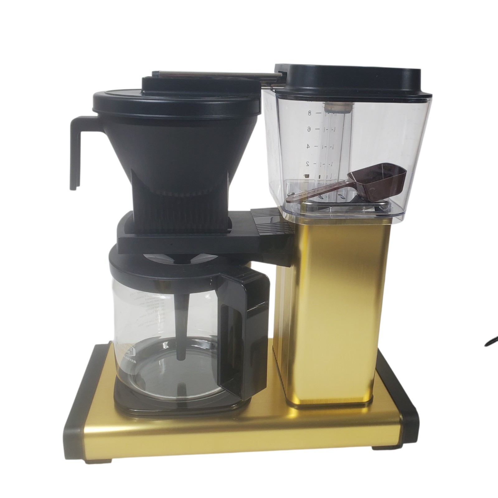 Technivorm Moccamaster 53936 KBGV Coffee Maker Brushed Brass 40 oz Chipped Plate gallery
